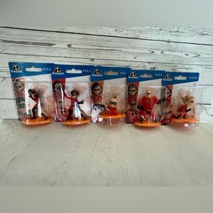 The Incredibles Micro collection Cake topper Toys